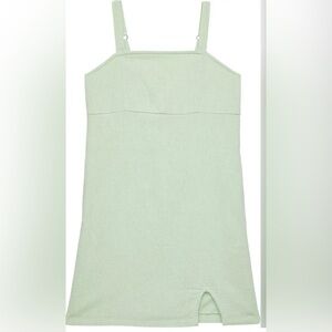 Abercrombie Kids Mint Green Sleeveless Fully Lined Linen Sheath Dress Size 11/12